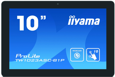 Монитор 10" iiyama ProLite TW1023ASC-B1P HD IPS 60 Гц