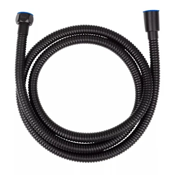 Душевой шланг 150 см черный Wezer WKR-009-150B