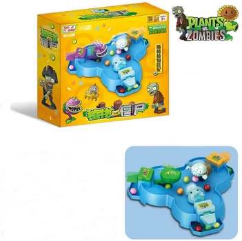 Игровой набор Plants vs Zombies Настольная игра Битва шариками Горохострел Крокодил 2 - 3 игрока Растения против зомби N3