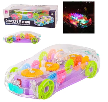 Музична машинка Star Toys Concept Racing 18см прозорий корпус