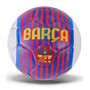 Мяч футбольный Star Toys Барселона №5 PVC 320г машинная сшивка/в сетке FB2326