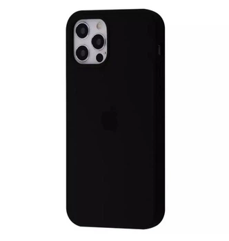 Чехол Premium Silicone Case Full для iPhone 12 Pro Max black