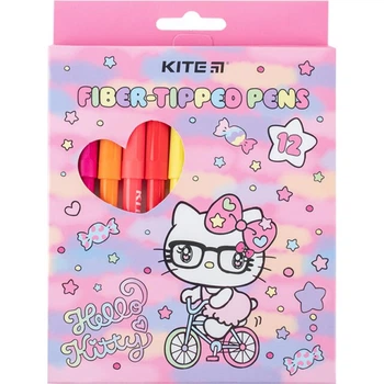 Набор фломастеров Kite Hello Kitty "Котенок Китти" 12 шт (HK24-447)