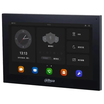Відеодомофон з мікрофоном і динаміками Dahua DHI-VTH5341G-W 1024×600 10" TFT LCD