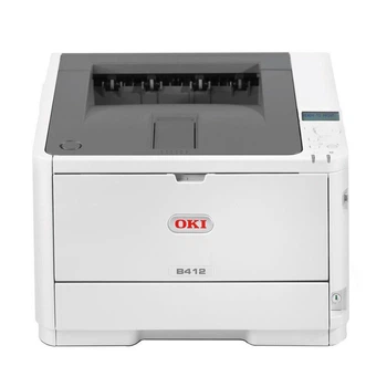Принтер OKI B412dn / Лазерная монохромная печать / 1200 x 1200 dpi / A4 / 18 стр/мин / USB 2.0, Ethernet / Duplex б/у