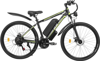 Електровелосипед 2E EB35 27.5" Зелено-чорний
