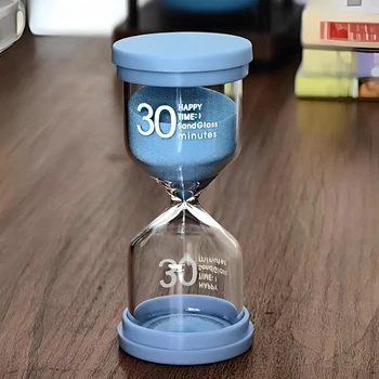 Пісочний годинник (таймер) блакитні 30 хв.