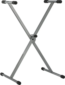 Стойка для клавишных GEWA Single Braced Silver (G-F900522)