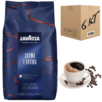 Кофе в зернах Lavazza Espresso Crema e Aroma 1 кг (ящик 6кг)
