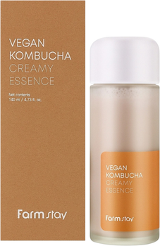 Есенція для обличчя FarmStay Vegan Kombucha 140 мл (8809783329863)