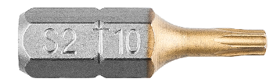 Бита шестигранная Graphite HEX 10x25мм, 1/4", (6,35мм), 57H971, 2 шт