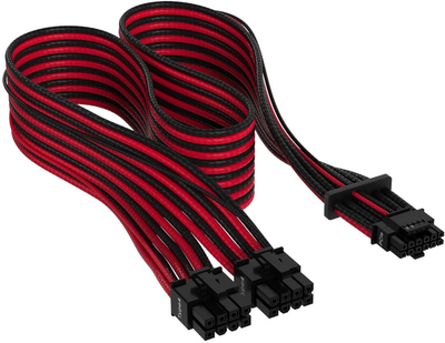 Kabel zasilający Corsair PSU 12+4 PCIe 5.0 12V 600W 0.65 m Red/Black (CP-8920334)