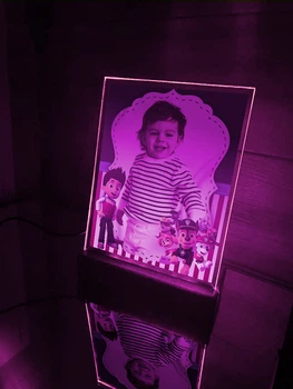 Детский ночник-фоторамка с дизайном Райдер Щенячий патруль (принт 004)