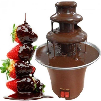 Шоколадний фонтан SUPRETTO Fondue Fountain підтримує температуру близько 60 ° С Brown (lin-0828-OPTTYT)