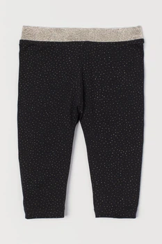 Лосини H&M чорний-золотистий XAZ339601UJWQ 68