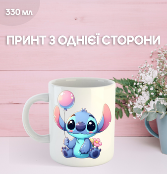 Кружка Ліло та Стіч з принтом керамічна чашка Lilo & Stitch 330 мл Uk_920
