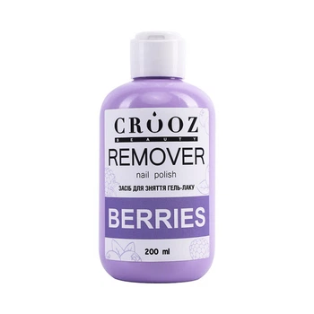 Cредство для снятия гель лака Crooz Remover Nail Polish Berries 200 мл