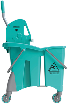 Відро Karcher на колесах з двома секціями 30 л (6.999-356.0)