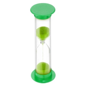 Пісочний годинник Hourglass на 30 сек., зелений із зеленим піском