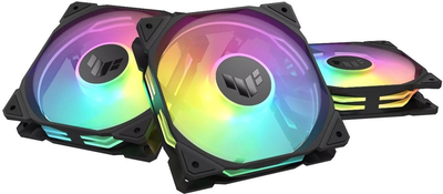 Zestaw wentylatorów ASUS TUF Gaming TR120 ARGB Triple Pack Reverse Blade Black (90DA00D0-B09020)