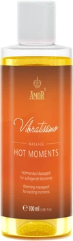 Масажне масло для еротичного масажу з ефектом, що розігріває Vibratissimo Hot Moments 100 мл