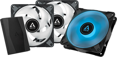 Набір вентиляторів Arctic P12 PWM PST RGB 3-Pack (ACFAN00229A)