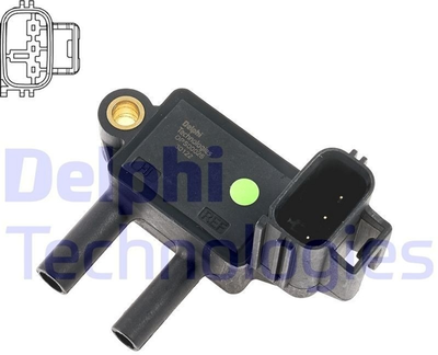Датчик давления выхлопных газов Delphi (DPS00026-12B1)