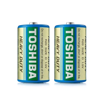Батарейка TOSHIBA R20 KG-SL синя 2 шт.