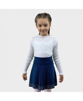 Дитяча в’язана спiдниця Герда для дівчинки ARTKNIT 140 Синій (ak22462)