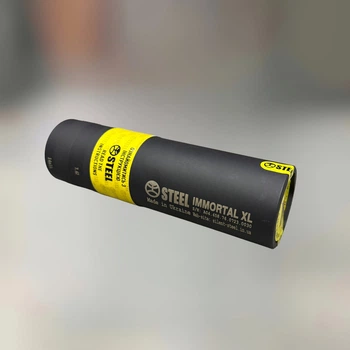 Глушник бойовий STEEL IMMORTAL XL 7.62 + Буфер віддачі, різьба 14×1L, саундмодератор АК-47 (012.000.000-67)