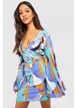 Платье boohoo 36 Комбинированный GZZ30981