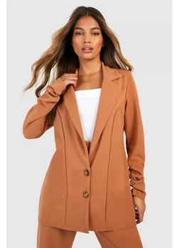 Жакет boohoo 34 Світло-коричневий GZZ72234
