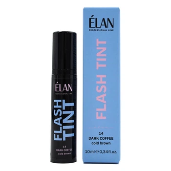 Краска ELAN для бровей Flash Tint 14 Dark Coffee (cold brown) 10 мл