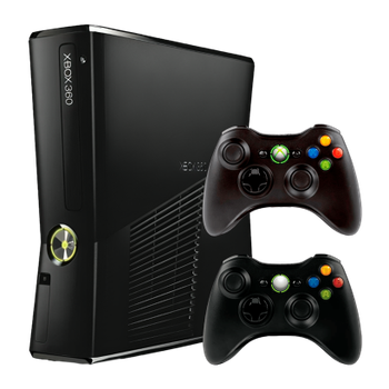 Набор Консоль Microsoft Xbox 360 S Freeboot 250GB Black + 5 Встроенных Игр Б/У + Геймпад Беспроводной + RMC
