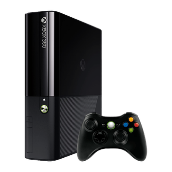 Набор Консоль Microsoft Xbox 360 E Freeboot 500GB Black + 5 Встроенных Игр Б/У + Геймпад Беспроводной RMC