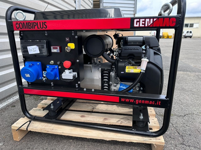 Новий бензиновий однофазний генератор GENMAC Combiplus RG 10000 HEO (11,1 кВт) на базі двигуна HONDA (12,3 кВа)