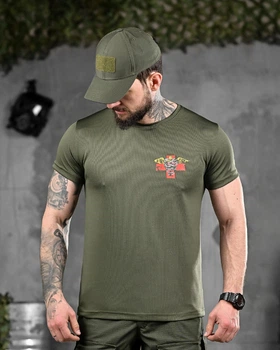 Тактична потовідвідна футболка Медик 2XL олива (85693)