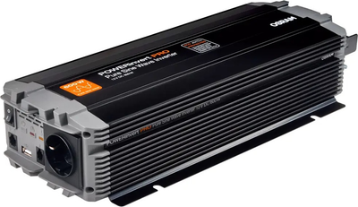 Przetwornica samochodowa OSRAM 12/230V 600W RCD Czysta Sinusioda (4052899631045)