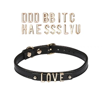 Чокер с надписью Love черного цвета Liebe Seele DIY Choker