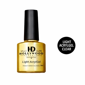 Жидкий акригель Light Acrygel Прозрачный Clear HD Hollywood