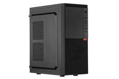 Корпус для компьютера 2E Alfa E130 Mid Tower стандратный, офисный Черный (2E-E130)