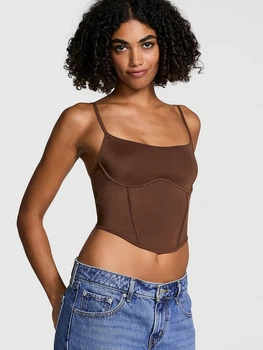 Топ женский Victoria's Secret 198309927 S Коричневый (1159832161)