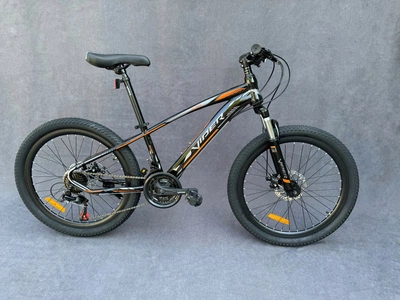 Горный подростковый велосипед Viper Nevada 24" FR/D рама 12,5 черно-оранжевый
