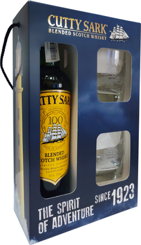 Віскі Cutty Sark 0.7 л 40% + 2 келихи (4820196540236)
