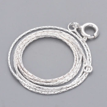 Ожерелье из Серебра 925, Цепь, Застежка Пружинное Кольцо, Цепь 47.5см, 1 шт