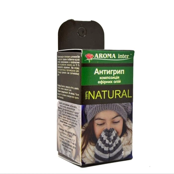 Композиція ефірних олій Антигрип 5 мл (шт) AROMAINTER
