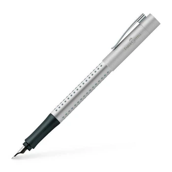 Ручка Faber-Castell пір'яна Grip 2011 M, сіра