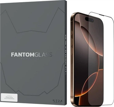 Защитное стекло iLera Premium Fantom Glass для Apple iPhone 16 Pro Black