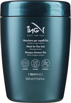 Маска для тонких волос ING Professional Easy For You Treating Mask For Fine Hair 1 л (8033075885243)