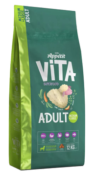 Sucha karma dla psów Comfy Appetit Vita Superfood Adult Medium & Large Lamb 12 kg (5905546342186)